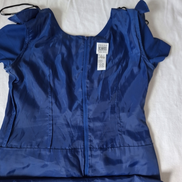 R & M Richards Royal Blue Maxi Skirt - Picture 11 of 14